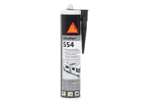 6x Sikaflex 554 Montagekit Zwart