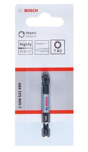 BOSCH T40 Impact Control bit 50 mm, 1 st 2608522490