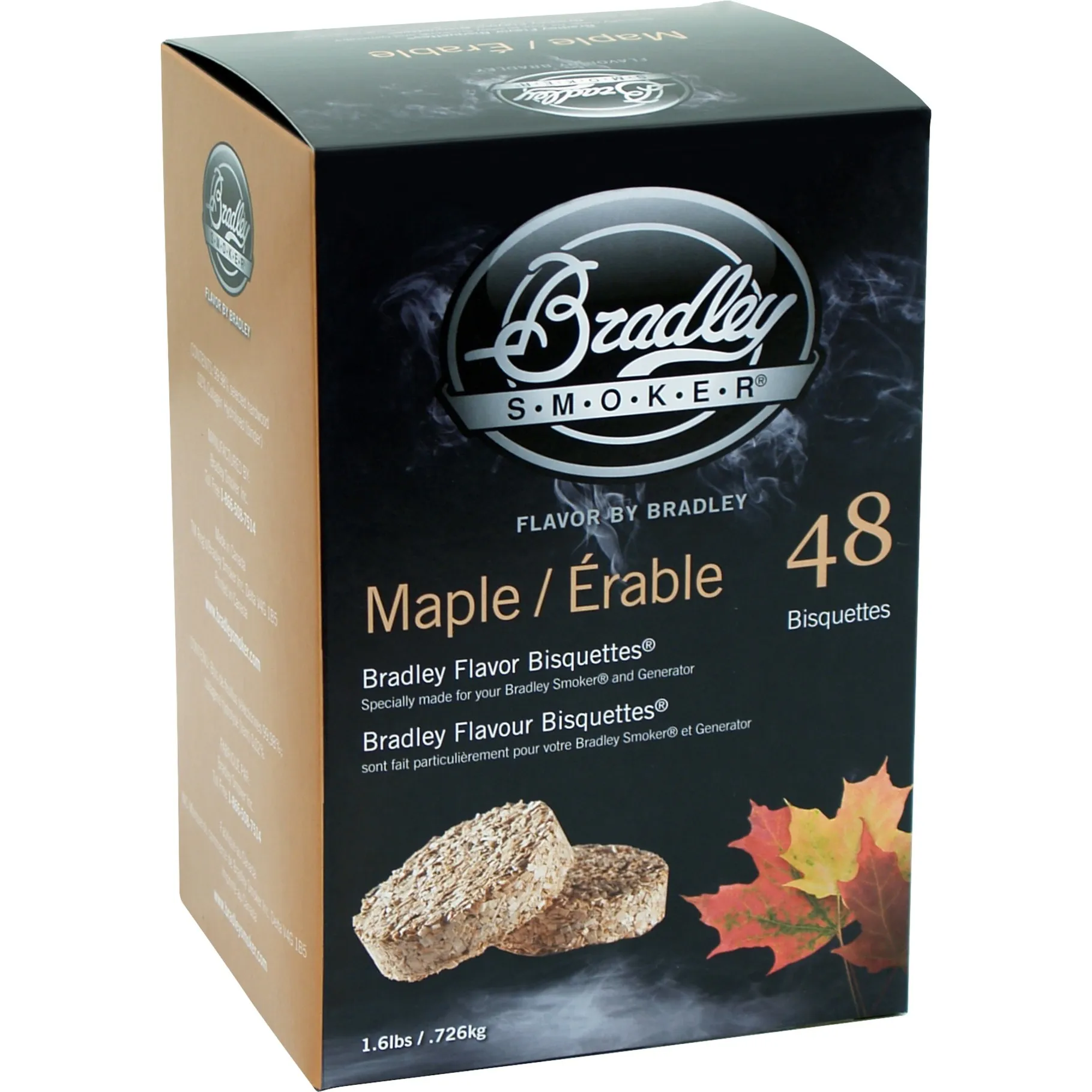 Bradley Maple Wood Briketten rookhout (48 stuks)