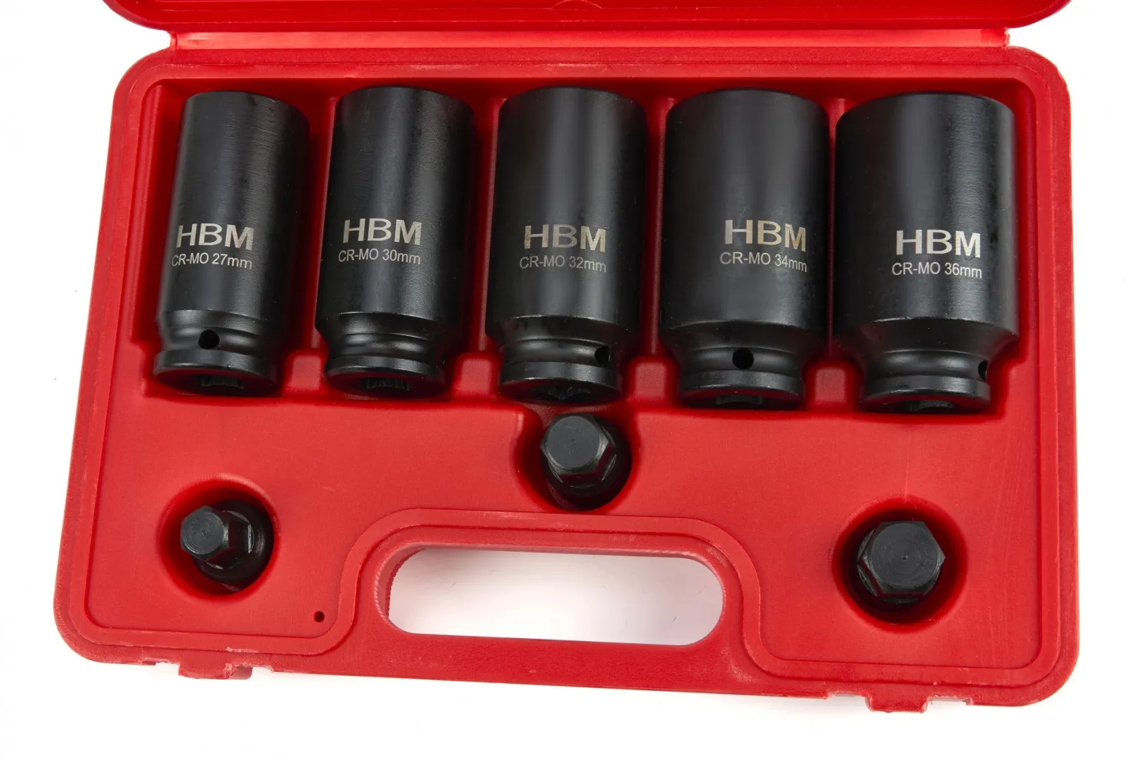 HBM 8 Delige Aandrijfas Doppenset, Montageset Met 1/2″ Opname