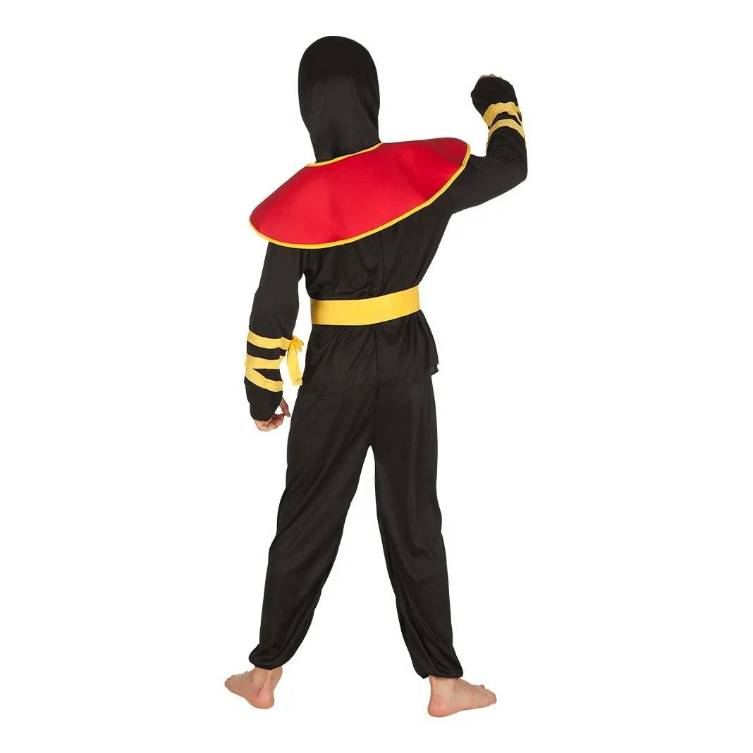 KINDERKOSTUUM NINJA MEESTER, 46 JAAR