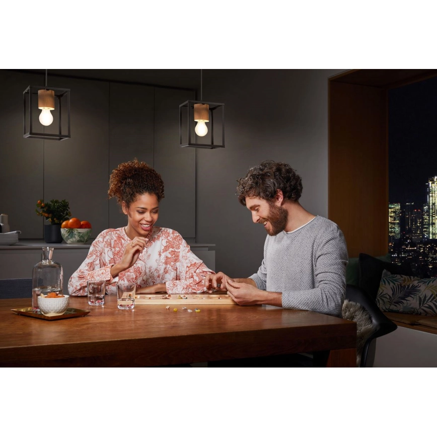 LEDVANCE  HANGLAMP AAN EEN KOORD DECOR NAIROBI 1XE27/15W/230V RUBBER VIJG