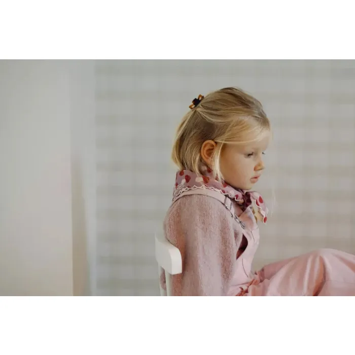 Maja Kids Sjaal Hazel Roze/Rood/Creme Paddenstoel