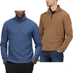Regatta Heren Edley 1/4 Rits Warm Winter Outdoor Pullover Fleece Trui Trui