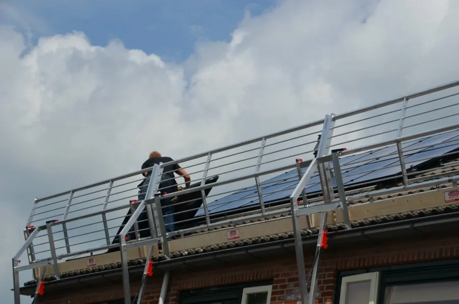 RSS dakrandbeveiliging  hellend dak  set   3 meter