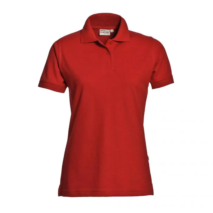 Santino Poloshirt Ricardo Ladies Rood