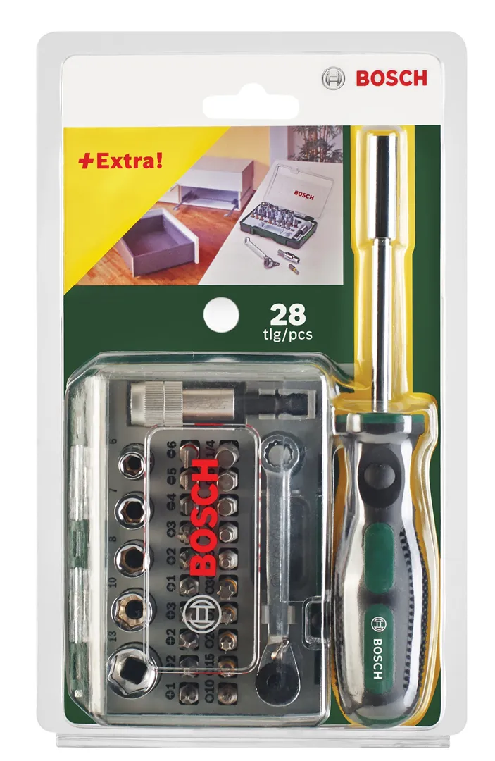SET MINIXLINE MET SCHROEVENDRAAIER 27DELIG BOSCH 2607017331